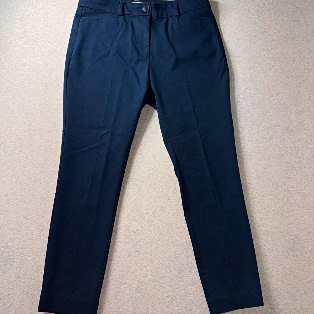 LOFT The Skinny Girls 6P Petite Navy Blue Twill Stretch Dress Pant Waist 15 L 23